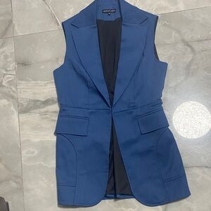 Elegant Women's Navy Vest
